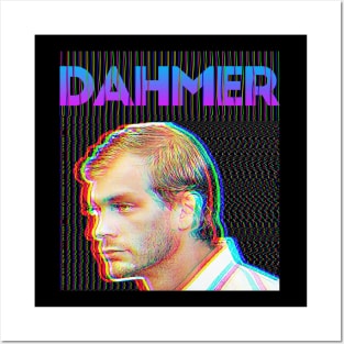 Jeffrey Dahmer ∆∆∆ 90s Styled Glitch Graphic Design Posters and Art